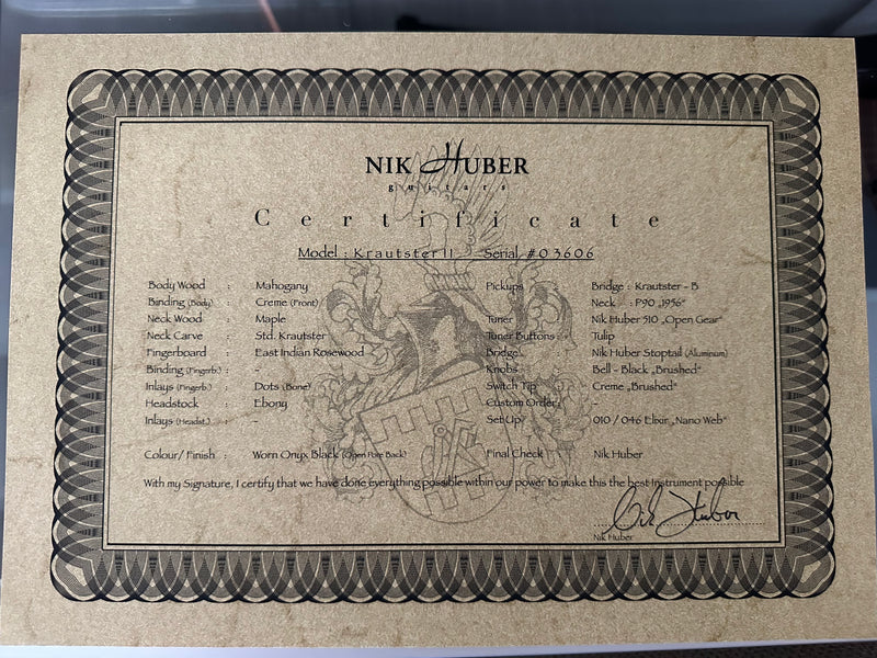 Nik Huber Krautster II (used)