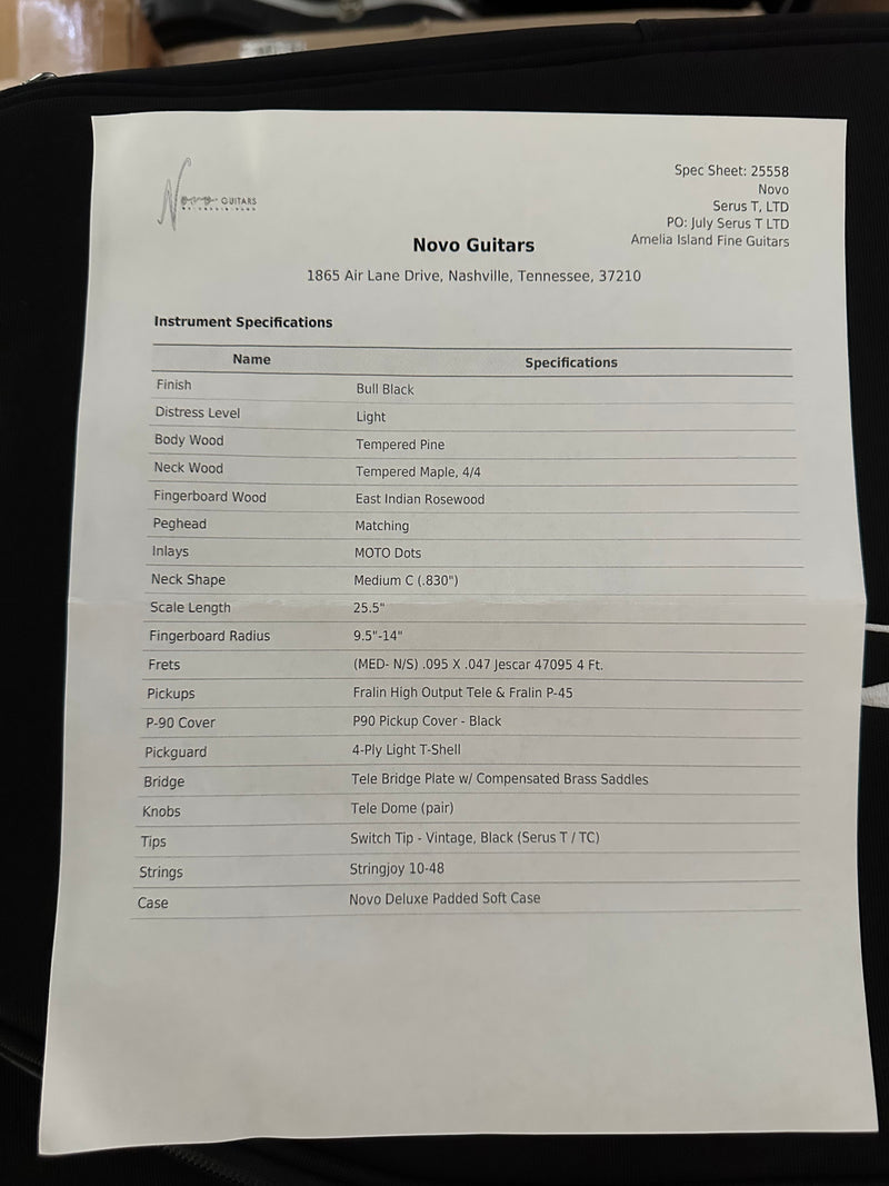 Novo Dealer LTD Serus T