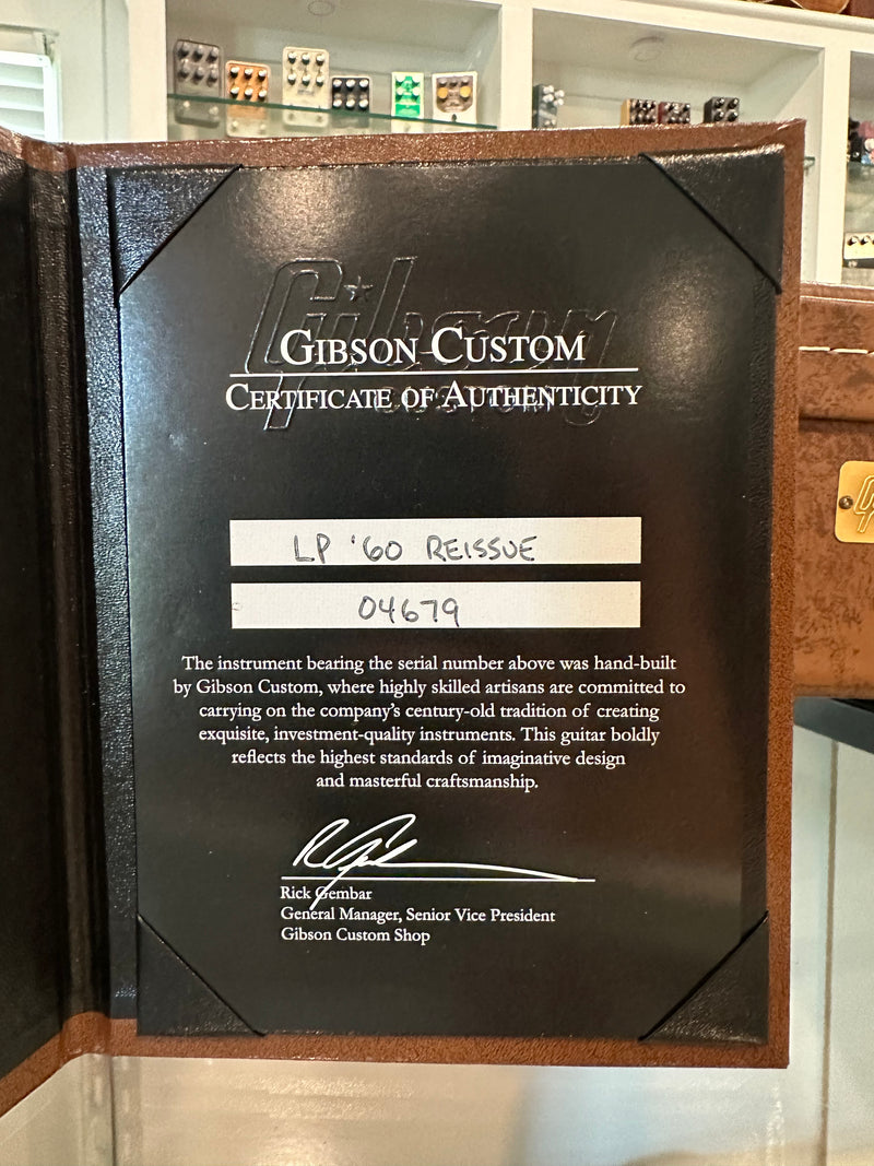 Gibson Custom Shop Les Paul R0 1960 VOS Reissue (used)